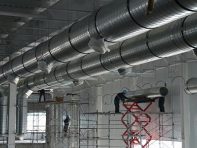 廠(chǎng)房除塵風(fēng)管安裝